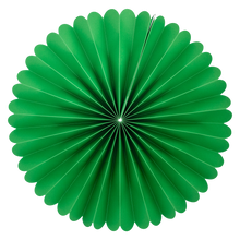 Load image into Gallery viewer, Green and White Party Fan Set