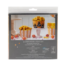 Load image into Gallery viewer, JUMBO Foil Witch Hats and Stars 8 oz Baking Cups (40 ct - 8oz)