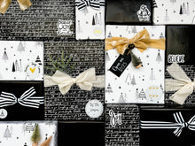 Load image into Gallery viewer, Black & White Wrapping Paper Collection - Set of 3 Papers