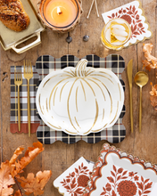 Load image into Gallery viewer, FAL1342 - Cream Pumpkin Shaped Plate