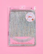 Load image into Gallery viewer, Party Iridescent Fringe Foil Banner