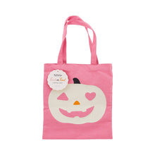 Load image into Gallery viewer, PLCB137 - Pink Pumpkin 12x12 inch Canvas Bag
