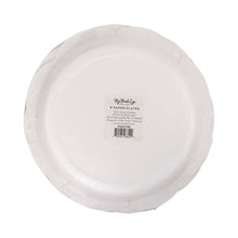 Load image into Gallery viewer, Yellow Striped Scallops 9" Plate