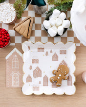 Load image into Gallery viewer, GBD1121 - Gingerbread Checked Table Runner