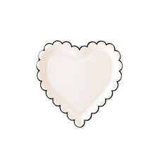 Load image into Gallery viewer, XOX1040 - Scalloped Heart Paper Plate