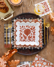 Load image into Gallery viewer, FAL1339 - Black Fall Plaid Dinner Napkin