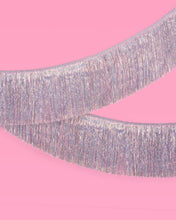 Load image into Gallery viewer, Party Iridescent Fringe Foil Banner