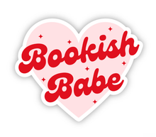 Load image into Gallery viewer, Stylish Bookish Babe Sticker – Ideal for Bookworms