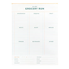 Load image into Gallery viewer, Grocery Run 6x8 Weekly Notepad