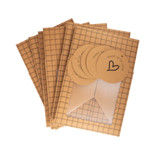 Load image into Gallery viewer, Made with Love Kraft Cookie Box