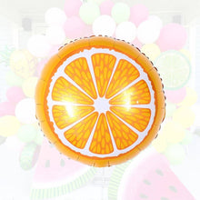 Load image into Gallery viewer, Tropical Orange Slice Mylar Foil Balloon (18 Inches)