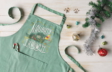 Load image into Gallery viewer, Santa Claws Christmas Apron