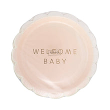 Load image into Gallery viewer, Welcome Baby Pink Plate