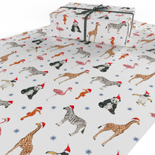 Load image into Gallery viewer, Christmas Party Animals Wrapping Paper