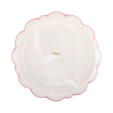 Load image into Gallery viewer, Pembroke Pink Edge Scallop 12" Plate