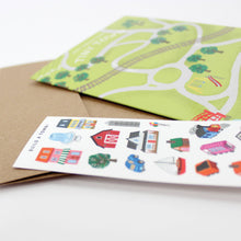 Load image into Gallery viewer, Sticker Scene Card - Tiny Town