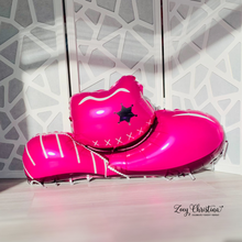 Load image into Gallery viewer, Pink Cowgirl Boot or Hat Balloon β Western Party Decoration: Boot