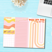 Load image into Gallery viewer, Dog Lovers Notepad (funny, gift )