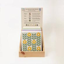 Load image into Gallery viewer, Daisies on Green Swedish Dishcloth