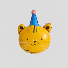 Load image into Gallery viewer, Party Animal Balloons: 22" Star Green Stripe Ball / One Size