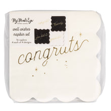 Load image into Gallery viewer, Well Wishes-Graduation Cocktail Napkin Set