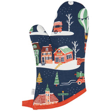 Load image into Gallery viewer, Candy Cane Lane Christmas Oven Mitts Set of 2