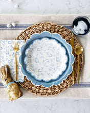 Load image into Gallery viewer, BTL1141 - 10" Blue Scalloped Edge Plates