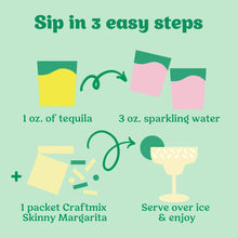 Load image into Gallery viewer, Skinny Margarita Cocktail/Mocktail Mixer - 24ct Caddy