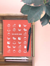 Load image into Gallery viewer, Fruit Grid Recipe Book: Canyon Cover | White Ink