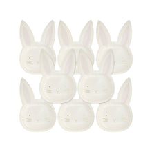 Load image into Gallery viewer, Bunny Face Shaped Paper Plate