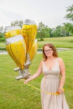 Load image into Gallery viewer, Champagne Bottle Foil Balloon – Perfect for Anniversaries