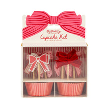 Load image into Gallery viewer, Bow Cupcake Kit