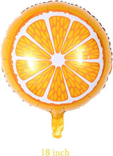 Load image into Gallery viewer, Tropical Orange Slice Mylar Foil Balloon (18 Inches)