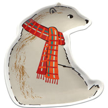 Load image into Gallery viewer, Winter Wilderland Christmas Shaped Dish