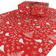 Load image into Gallery viewer, Christmas Scandi Robins Wrapping Paper