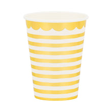 Load image into Gallery viewer, PLGBD10 - Gold Stripes Party Cups