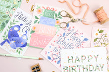 Load image into Gallery viewer, Floral Happy Birthday Greeting Card | Female Birthday Card