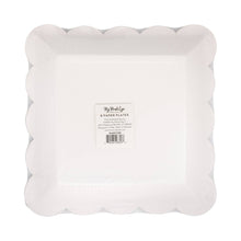 Load image into Gallery viewer, Pink Scalloped 9" Square Plates