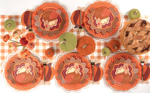 Load image into Gallery viewer, Orange Basketweave Dinner Plates