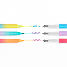 Load image into Gallery viewer, Writer's Duo Double-Ended Fountain Pens + Highlighters (Set