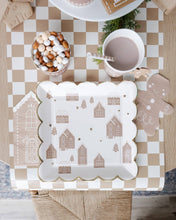 Load image into Gallery viewer, GBD1121 - Gingerbread Checked Table Runner