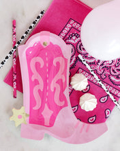 Load image into Gallery viewer, PLDSC40 - Cowgirl Pink Boot Shaped Plate