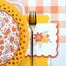 Load image into Gallery viewer, Marigold Yellow Basketweave Dinner Plates