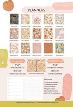 Load image into Gallery viewer, Spring Garden Undated Planner: 7x9