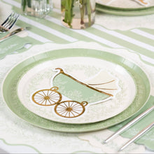Load image into Gallery viewer, Floral Elegance Sage Dessert Plates