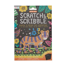 Load image into Gallery viewer, Mini Scratch & Scribble Art Kit: Jungle Fun