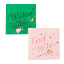 Load image into Gallery viewer, GOOD & WICKED WITCH COCKTAIL NAPKINS