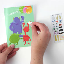 Load image into Gallery viewer, Sticker Scene Card - Monster Lab