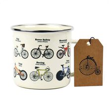 Load image into Gallery viewer, Bikes - Enamel Mug