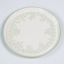 Load image into Gallery viewer, Floral Elegance Sage Dessert Plates